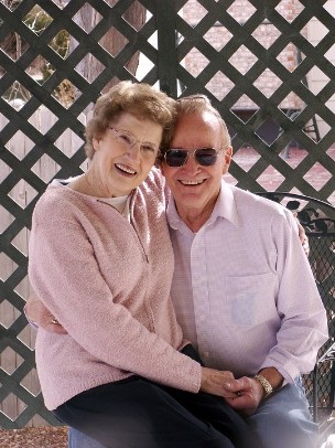 Senior couple foster parents